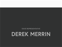 Tablet Screenshot of derekmerrin.com